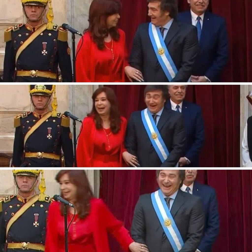 El Gracioso Momento Que Protagonizaron Cristina Kirchner Y Javier Milei