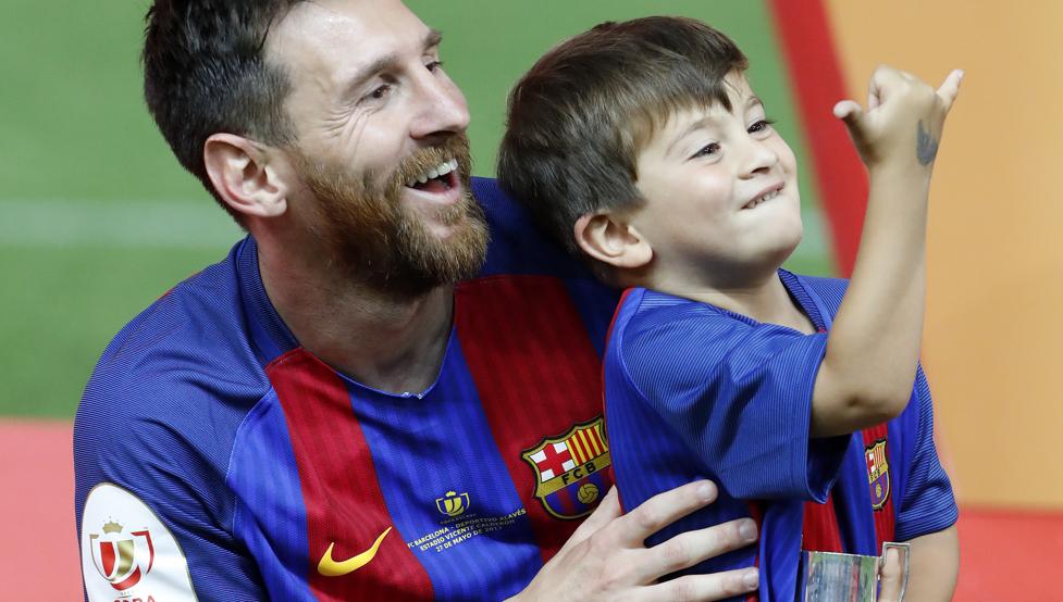 Hay futuro: Thiago Messi y un gol para las inferiores del Barça