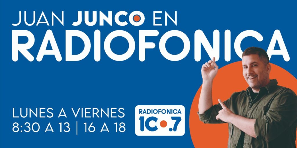 Desde este lunes Juan Junco empieza su programa en RADIOFONICA