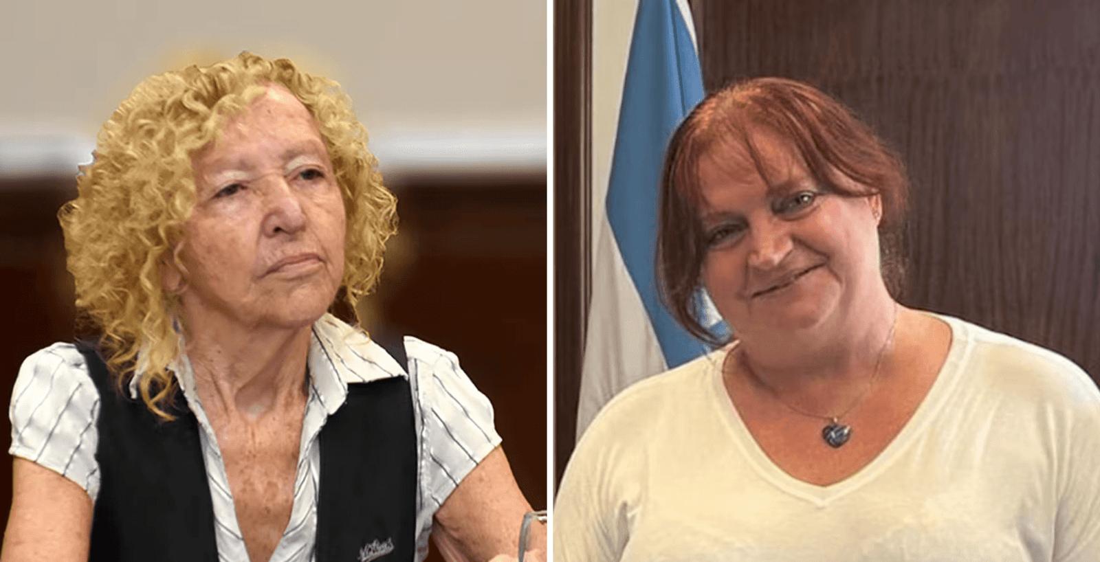 Nélida Agustina Bisio (izquierda) y Gabriela Mantecón Fumado (derecha)